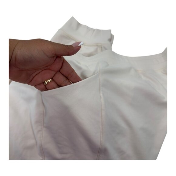 Fabletics Womens Ivory Athletic Leggings 4X High Waist Comfy Stretchy Fabric - Picture 9 of 11